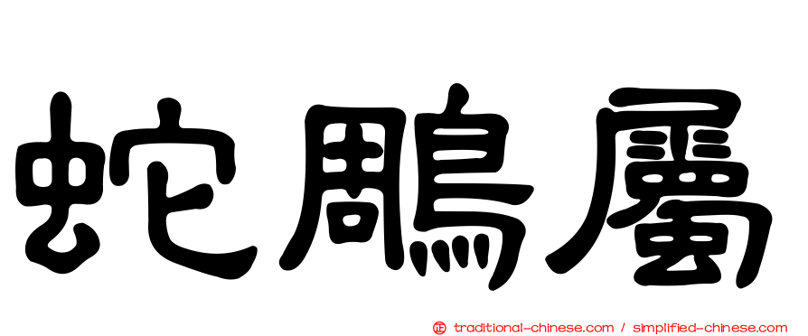 蛇鵰屬