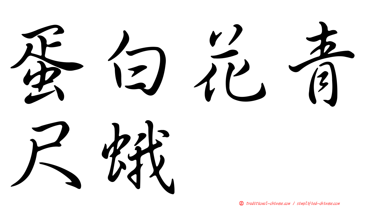 蛋白花青尺蛾