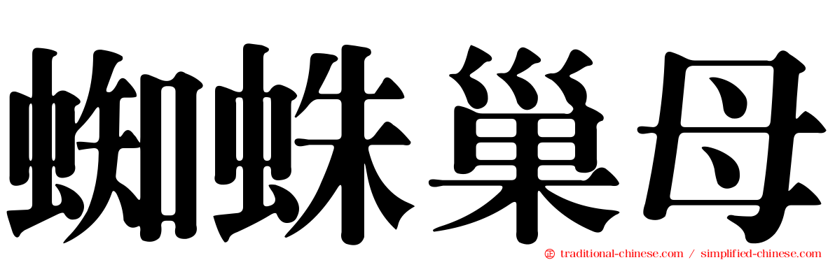 蜘蛛巢母