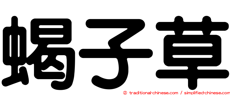 蝎子草