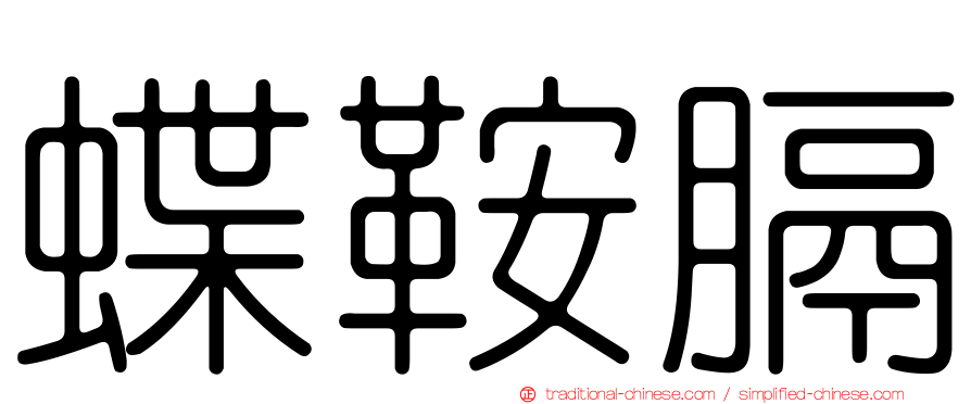 蝶鞍膈
