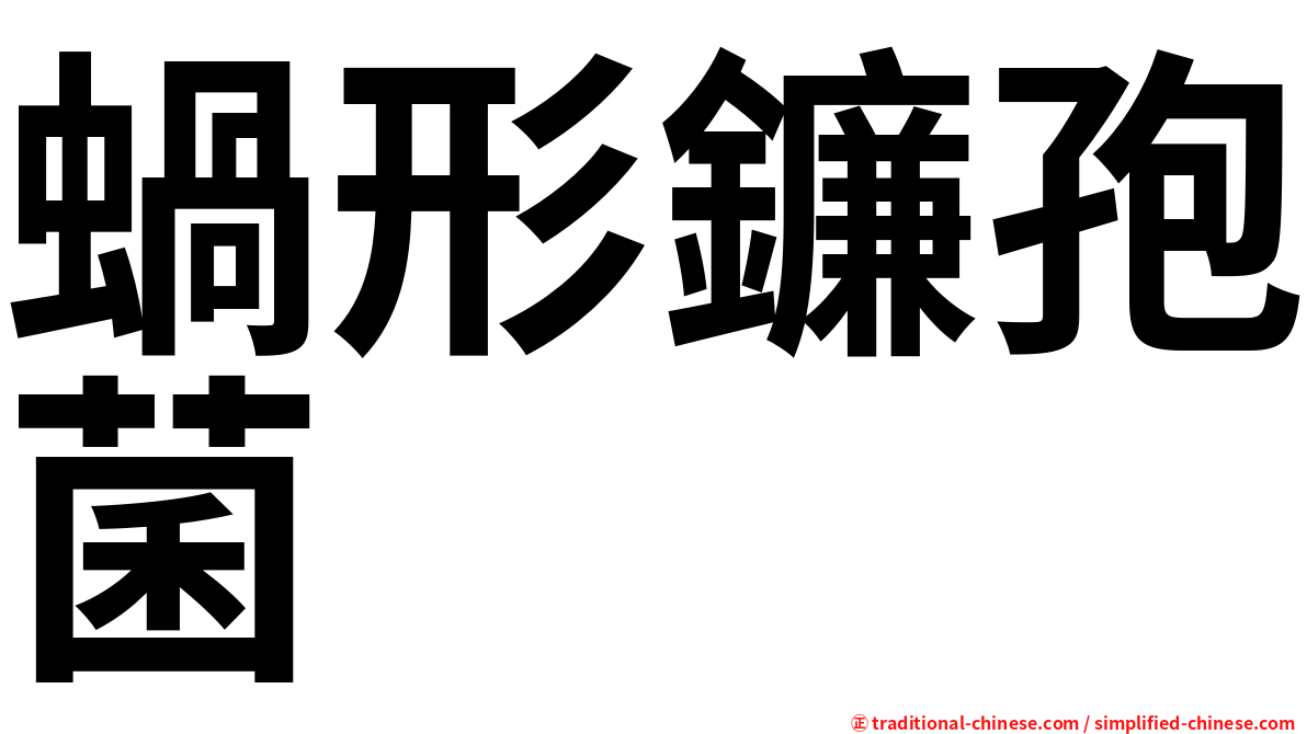 蝸形鐮孢菌