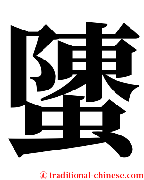 螴 serif font
