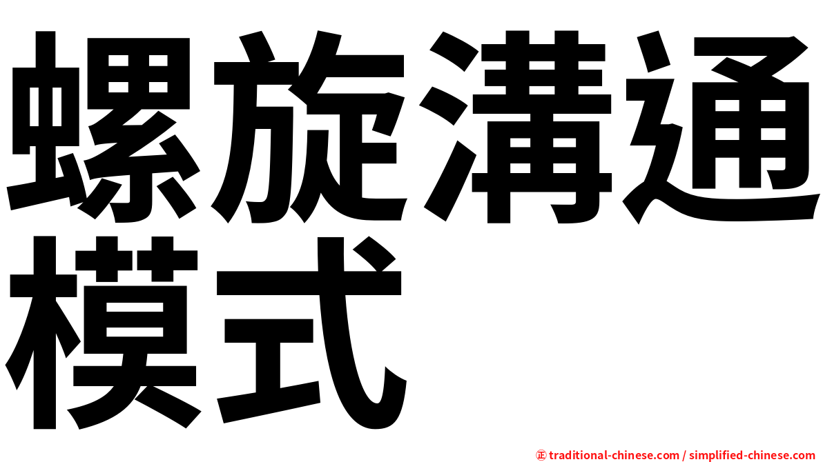 螺旋溝通模式