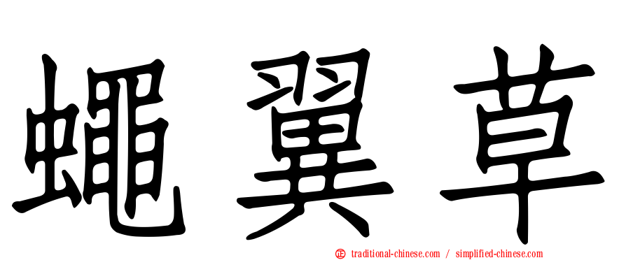 蠅翼草