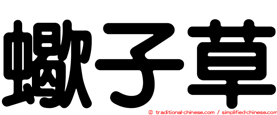 蠍子草