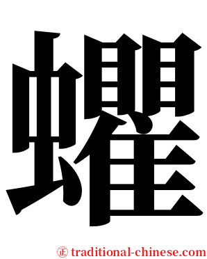 蠷 serif font