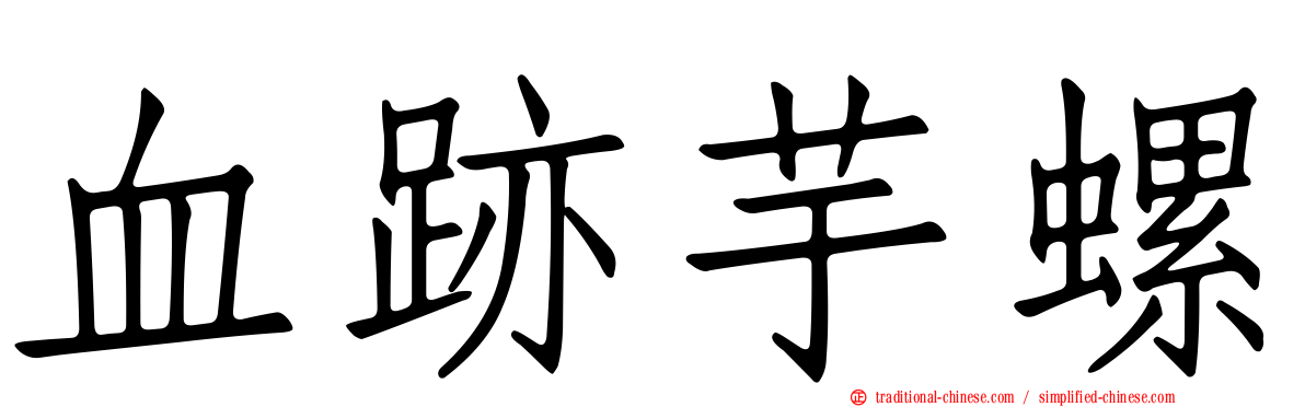 血跡芋螺