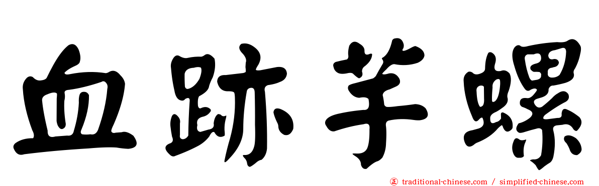 血跡芋螺