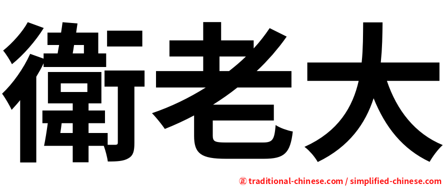 衛老大