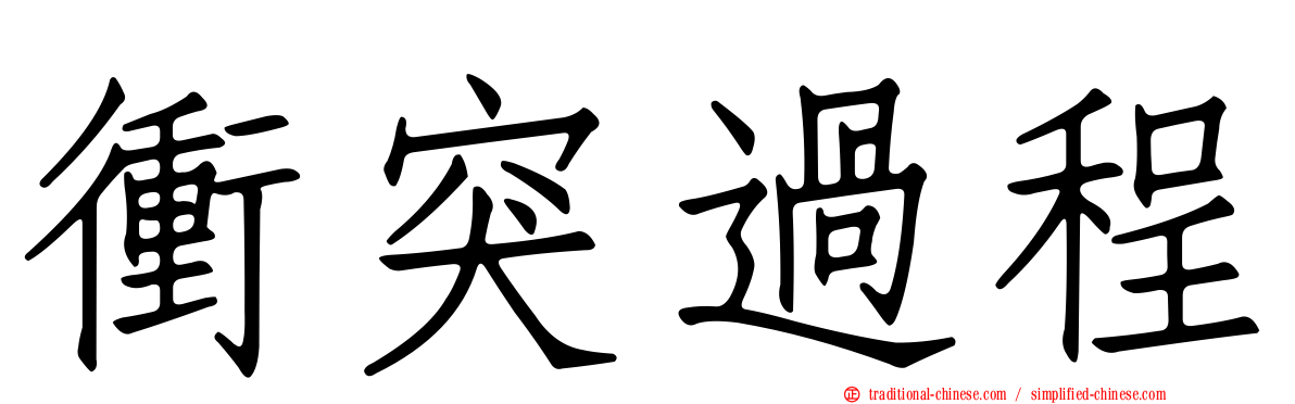 衝突過程