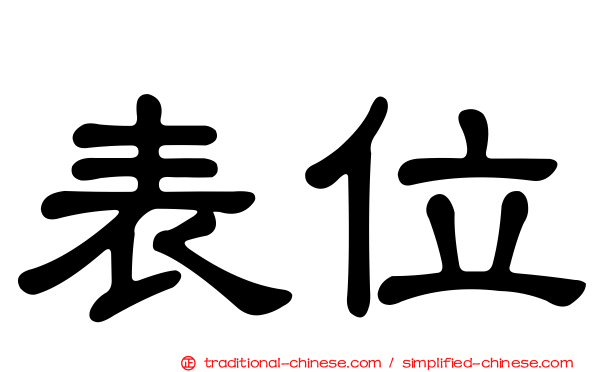 表位