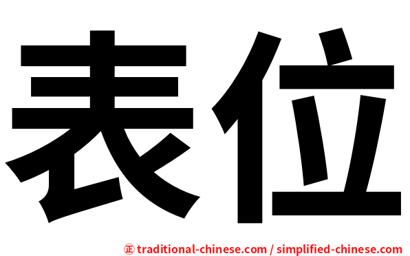 表位