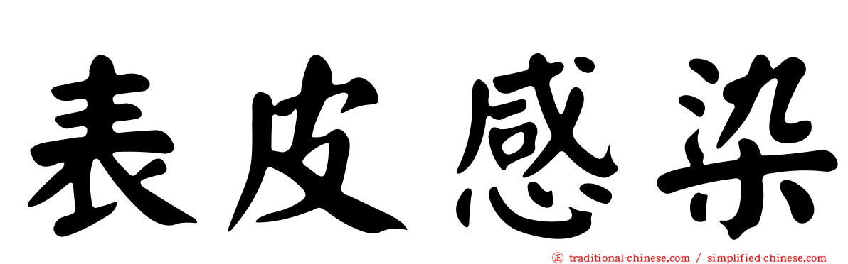 表皮感染