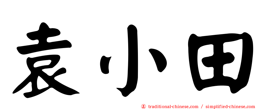 袁小田