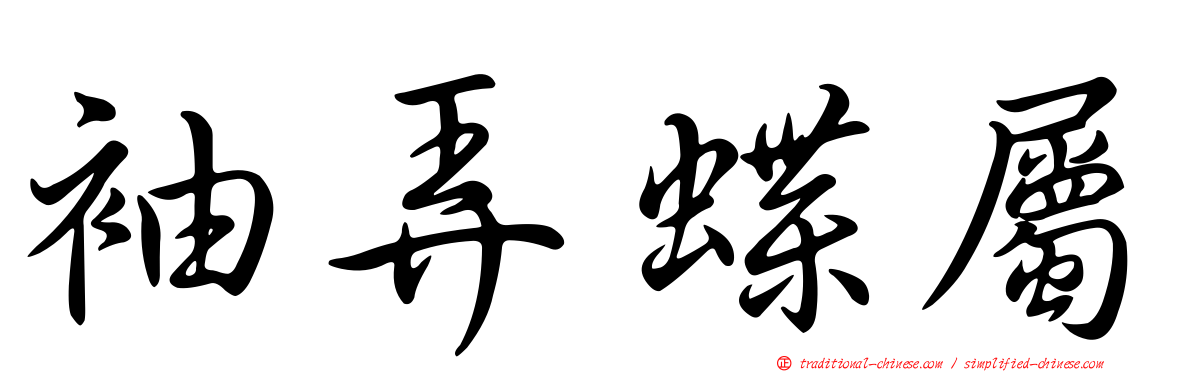 袖弄蝶屬