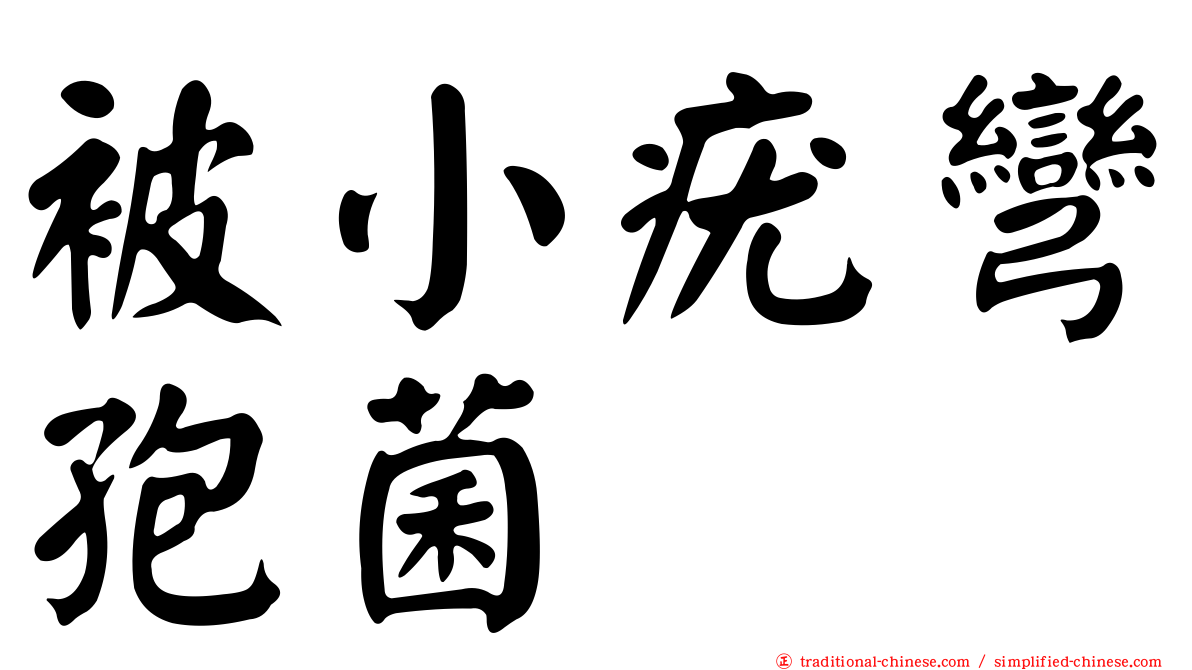 被小疣彎孢菌