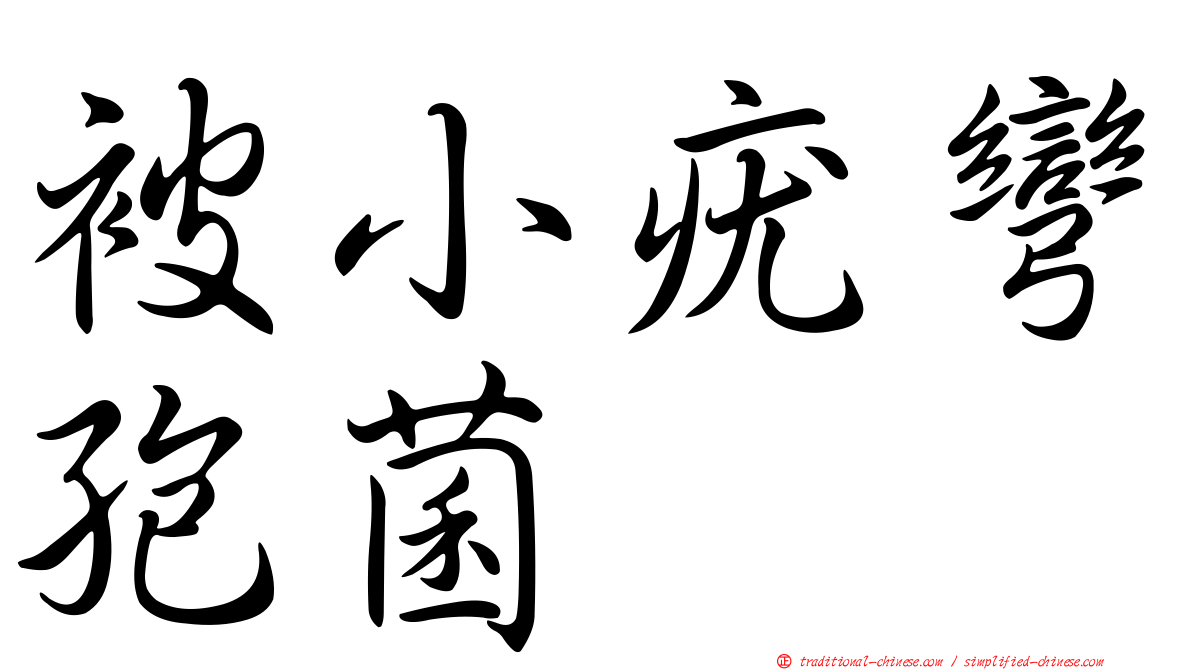 被小疣彎孢菌