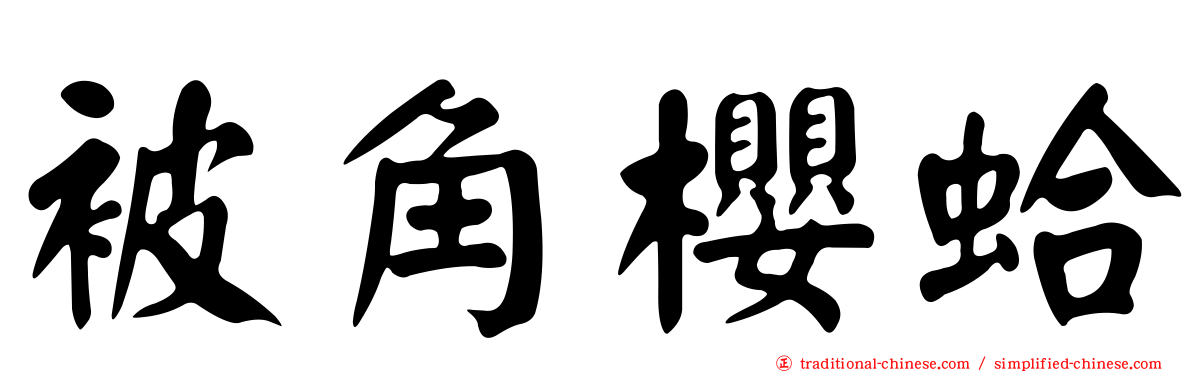 被角櫻蛤