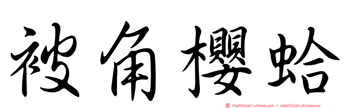被角櫻蛤