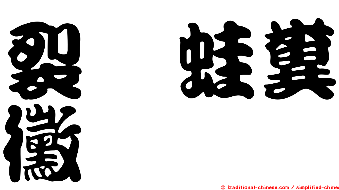 裂孢蛙糞黴