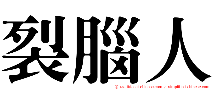 裂腦人