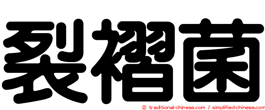 裂褶菌
