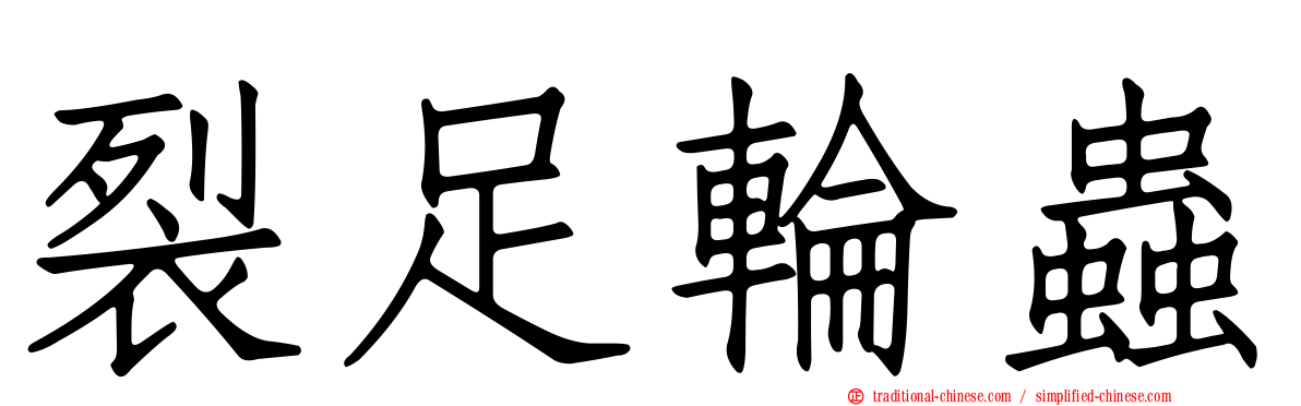 裂足輪蟲