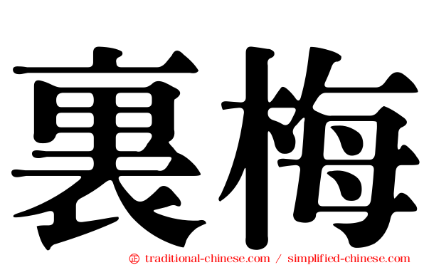 裏梅