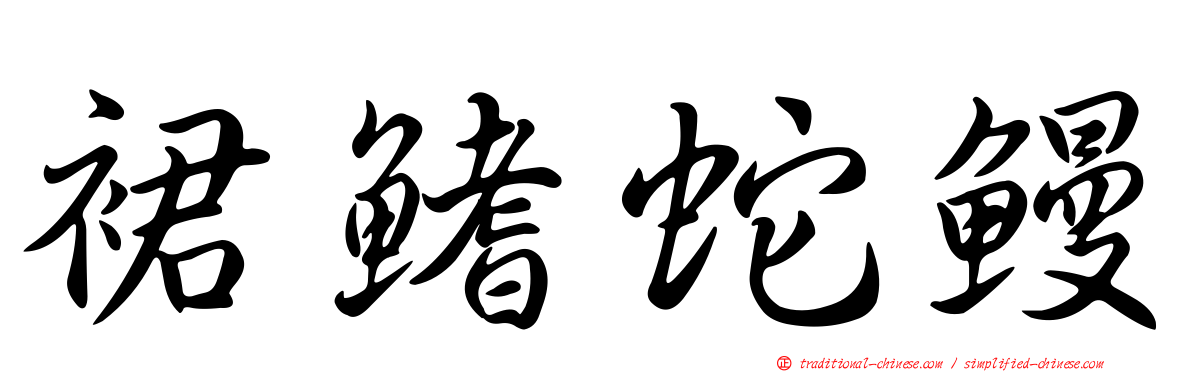 裙鰭蛇鰻