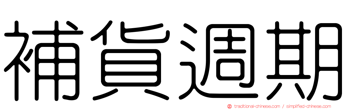 補貨週期