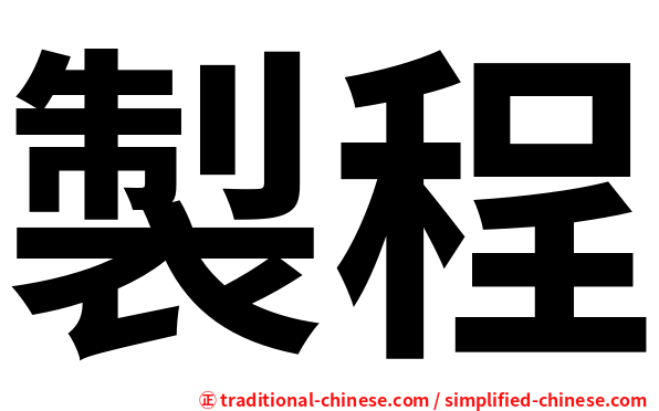 製程