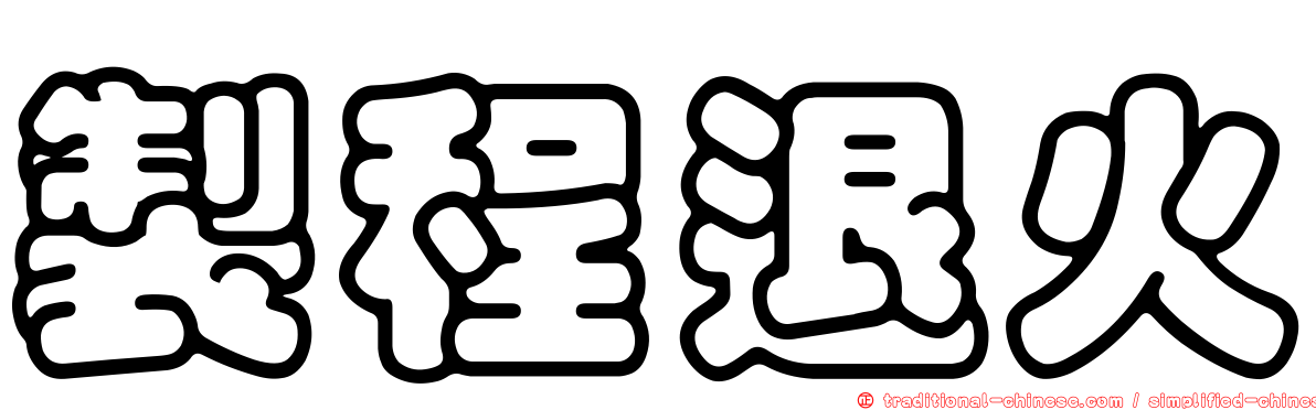 製程退火