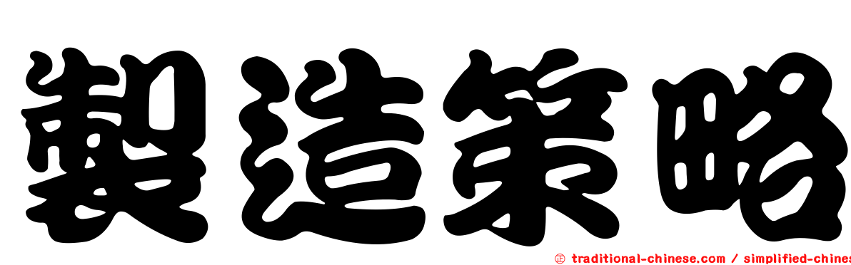 製造策略