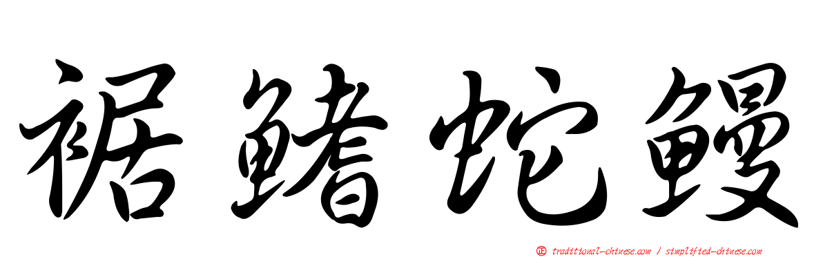 裾鰭蛇鰻
