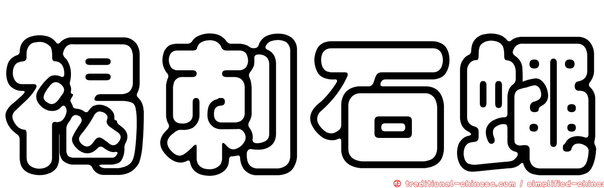 褐刺石蠅