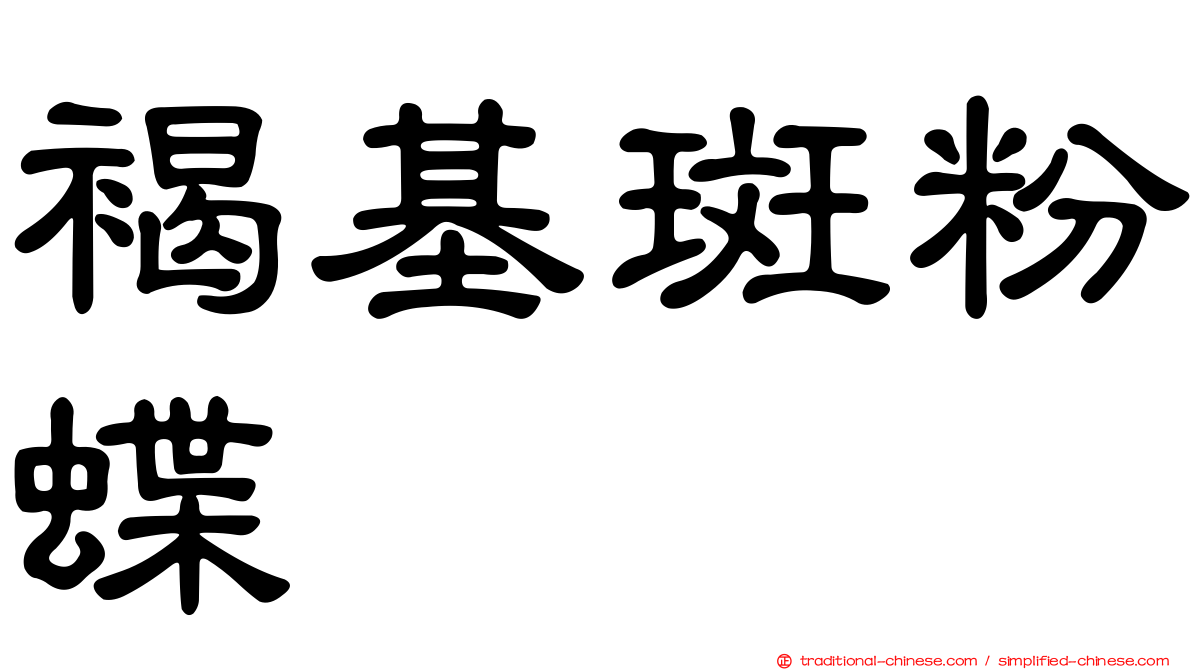 褐基斑粉蝶