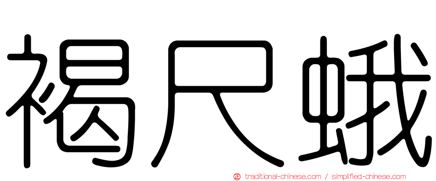 褐尺蛾