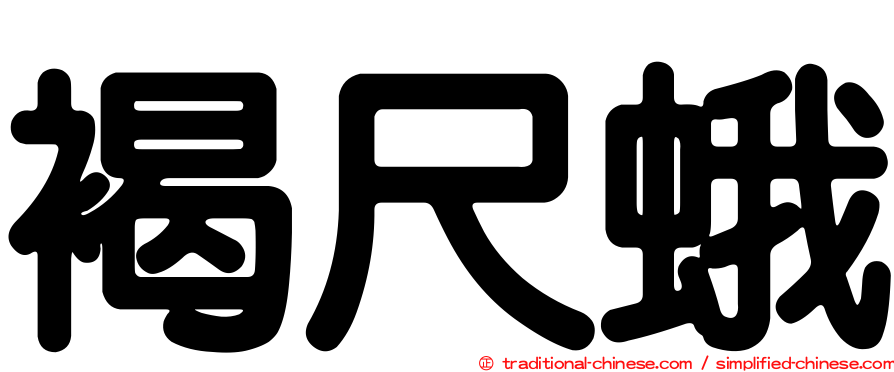 褐尺蛾