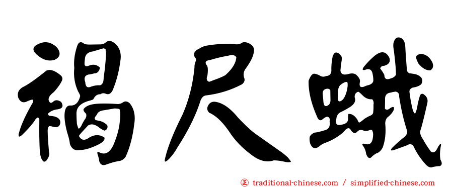 褐尺蛾