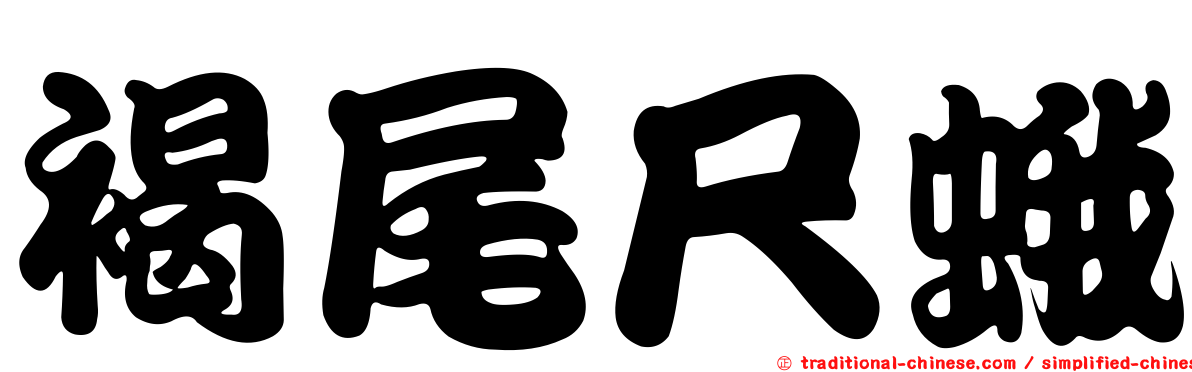 褐尾尺蛾