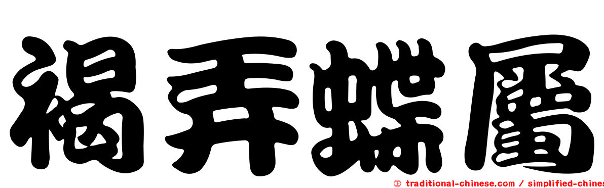 褐弄蝶屬