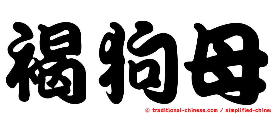 褐狗母