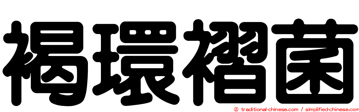 褐環褶菌