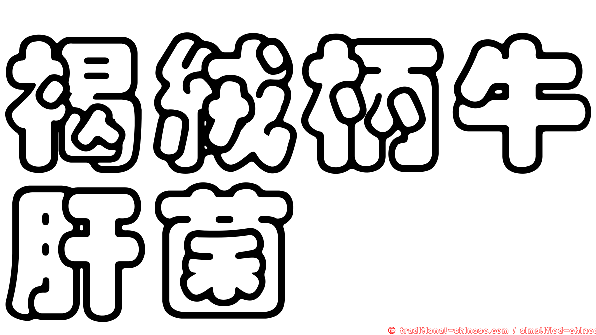 褐絨柄牛肝菌