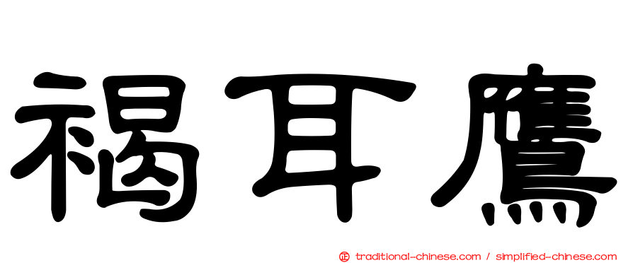 褐耳鷹