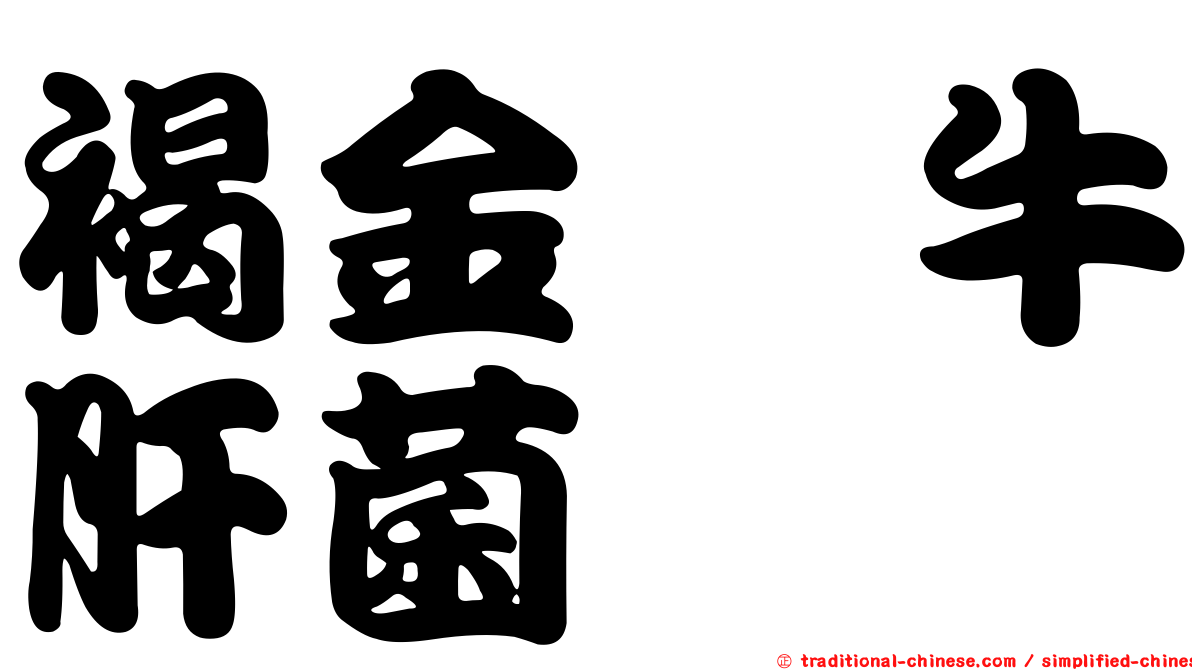 褐金孢牛肝菌