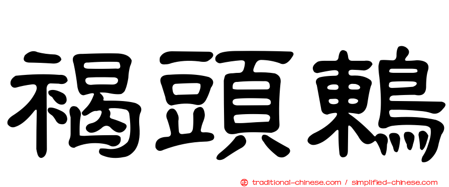 褐頭鶇