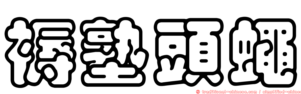 褥塾頭蠅
