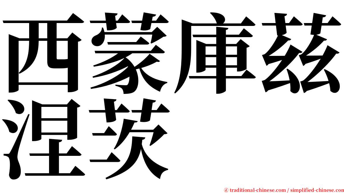 西蒙庫茲涅茨 serif font